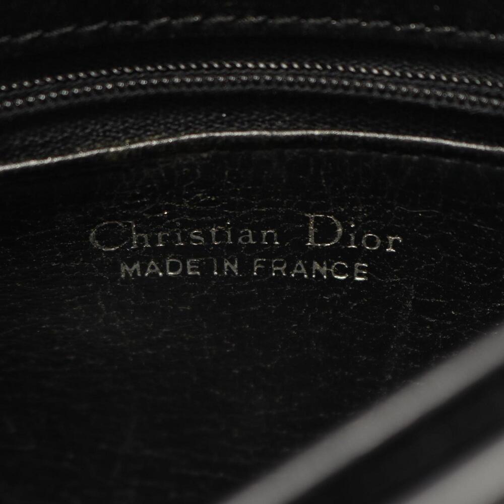 CHRISTIAN DIOR Black Leather Shoulder Bag - Picture 4 of 13